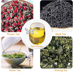 Tea Infusers for Loose Tea 3 Sets Tea Infuser Loose Leaf Tea Steeper Tea Stainless Steel Ball Mesh Tea Strainer Filters with Crtstal Pendant (Animal 4)