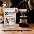 Blackout Coffee Jamaican Me Crazy Flavored Medium Roast - Freshly Roasted in the USA - 12 oz Ground Coffee Pouch