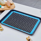 Non-Stick GUY DREAM Perforated Silicone Baking Mat 11-4/5" x 15-3/4" - 2PCs Eclair Mat for Baking - Steaming Mesh For Half Size Cooking Sheet