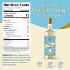 ChocZero French Vanilla Coffee Syrup – Sugar Free Coffee Flavoring, Keto Friendly, Low Carb, No Sugar Alcohols – Vegan, Gluten Free, Non-GMO – 25.4 Fluid Ounces