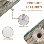 Summer Sunflower Vintage Dish Drying Mats for Kitchen Counter Country Rustic Daisy Farmhouse Kitchen Dishes Dryer Pad Fall Absorbent Dish Mat Microfiber Washable Foldable Reusable Large 18x24 in