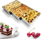 NewlineNY Stainless Steel Cake Mousse Ring Molding Forming (Rectangular Cake Pastry Rings)