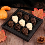 Actvty Skull Chocolate Molds, Halloween Chocolate Candy Molds, 2 Packs 10 Cavity Skull Silicone Molds with 5 Different Designs for Making Chocolate, Candy, Gummy, Jello, Cake Decor, Wax Melts