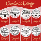 Personalized Christmas Cookie Stamps Customizable Name Cookie Stamps With Handle Cutter For Cookie Baking Decorating Cakes And Handmade Christmas Gifts Perfect (Concave cookie design)