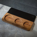 58mm Espresso Puck Prep Kit – Spring Loaded Tamper, Leather Espresso Organizer Mat, Adjustable Distribution Tool, Smart Digital Scale & WDT Prep Device Compatible with Rancilio, Lelit, ECM