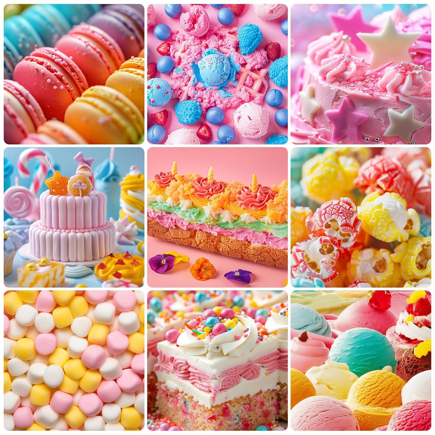 Gel Food Coloring Cake Decorating Set - Jelife 20 Colors Gel Based Flavorless Edible Food Color Dye Vibrant Concentrated Neon Icing Colors for Kids Baking Macaron Frosting Fondant Cookie (6ml/Bottles)