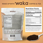Waka Instant Black Tea Mix, Kenyan - 100% Tea Leaves, No Additives, Unsweetened Tea Powder for 50 Quarts or 200 Cups – Easy and Quick Hot or Iced Teas (4.5oz)