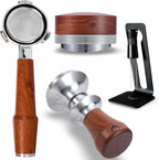 54mm Breville Espresso Machine Accessories Tamper Set Must Have Tools Kit/Bottomless Portafilter,54mm Calibrated Espresso Tamper, WDT, Espresso Distribution Tool 4pcs