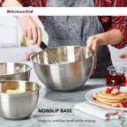 KitchenAid Stainless Steel Mixing Bowls, Set Of 3