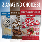 Giant Sports Keto Cheesecake Shake Mix - Delicious Low Carb, Ketogenic Diet Gluten Free Powder Mix - Works Great with Almond Milk - Strawberry (20 Serving Bag)