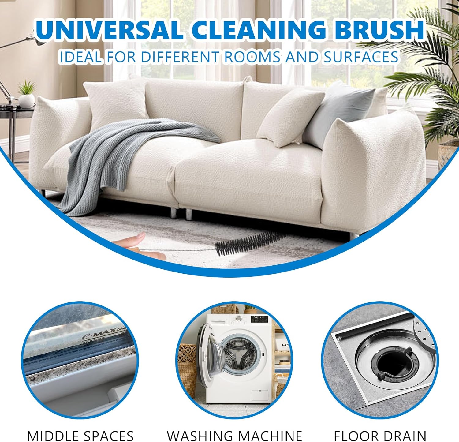 Dryer Lint Brush Vent Cleaner Lint Trap Cleaning Tool Dryer Vent Brush Long Flexible with Wood Handle 27.95Inches Medium Size for Dryer Vent Cleaning DIY Enthusiasts Homeowners (1, PCS)