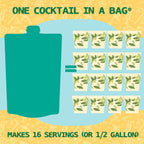 Lt. Blender's Mojito in a Bag - Each Bag Makes 1/2 Gallon of Frozen Mojito Mix – Non-GMO Cocktail Mix for Slushies – Make a Cocktail, Wine Slushie or Mocktail - (Pack of 4)