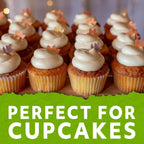 Mini Parchment Baking Cups - Easy Release, Non-Stick Paper - 90 Count