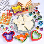 30 Pcs Sandwich Cutter and Sealer Set, Sandwich Cutters for Kids Lunch, Decruster Sandwich Maker,Vegetable Cutter Shapes,Bread Cookie Cutters for Kids Lunchbox and Bento Box
