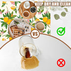 Dish Drying Mat Orange Fruit Floral Coffee Bar Mat for Countertop Absorbent Hide Stain Rubber Backed Dish Drainer Rack Pad Espresso Machine Dining Room Decoration 11.8 x 19.7 Inch