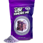 Ninong's Dessert Lab Ube Pancake Mix, Ube Flavored Buttermilk Pancake Mix with Real Ube, Makes Ube Cakes, Waffles, Crepes and more, Just Add Water (1 Pound)