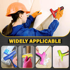 DIYSELF Razor Blade Scraper, 1 Pack Scraper Tool with 10pcs 4-Inch Blades, Razor Scraper for Cleaning Glass, Window, Stove Top, Oven, Kitchen, Cooktop, Shower Door, Sticky Residue, Tile, Wallpaper