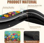 Dish Drying Mat Watercolor Rainbow Dandelion Coffee Bar Mat for Countertop Absorbent Hide Stain Rubber Backed Dish Drainer Rack Pad Espresso Machine Dining Room Decoration 11.8 x 19.7 Inch