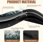 Foggy Forest Coffee Mat Absorbent Dish Drying Mat for Kitchen Counter Hide Stain Rubber Backed Coffee Bar Accessories Fit Under Espresso Machine Dish Drainer, 11.8 x 19.7 Inch