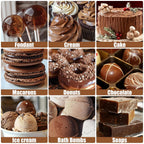 Oil Based Food Coloring for Chocolate - 50ml Brown Upgraded Edible Oil Based Food Dye for Cake Decorating, Baking, Candy Melts, Cookie, Icing Frosting, Fondant, Meringues - 1.69 Fl.Oz Bottles