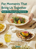 Sweese 7.8" Porcelain Dessert Plates, Beige, Set of 6 - Scratch-Resistant, Microwave Oven Safe Appetizer Plates