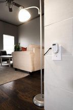 myTouchSmart Simple Set 7-Day Digital Timer, 2 Grounded Outlet Timer, Sunrise-Sunset Indoor Timer Outlet, Programmable ON/OFF Plug Timer, 125V Light Timer, Lamp Timer, Seasonal Lights, White, 35150