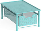 Simple Houseware Stackable Cabinet Basket Drawer Organizer, Turquoise