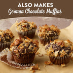 Krusteaz Muffin Mix, Double Chocolate Muffin Mix, Made with Real Chocolate Chips & No Artificial Flavors, Colors or Preservatives, 20 Ounce Box (Pack of 4)