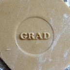 Wood Cookie Stamp, 2.5 Inch (GRAD CS-130)