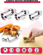 Homemade Silicone Dog Treat Molds - Dog Treat Cookie Cutters - Dog Treat Recipes Card, Food Grade Silicone Molds for Candy and Dog Ice Cubs - Set of 15