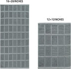 Glynniss Kitchen Towels and Dishcloths Set, Dish Towels and Dish Rags for Washing Dishes, for Cleaning Cooking Drying Pack of 8 (Grey)