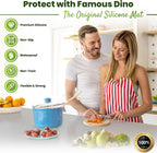 Premium Silicone Mat 25" x 17" Cooking Mat Thick Heat Resistant, Kitchen Counter Mat - Coffee Machine, Glass Top Stove Cover Countertop Protector for Air Fryer, Baking mat (Semi-Translucent)