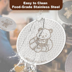 MEION 51mm Espresso Puck Screen-2 Pack 0.8mm Thickness Espresso Filter Screen, Reusable Metal Coffee Filter for Bottomless Portafilter Basket 51mm, Stainless Steel Coffee Puck Screen