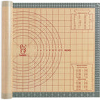 katbite Silicone Pastry Mat Non Stick, Silicone Baking Mat 26" x 16" with Measurement, Non-Slip Dough Rolling Mat for Counter, Oven Liner, Pie Crust, Reusable Fondant Mat Extra Thick