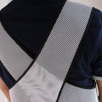 NEWGEM Japanese Linen Cross Back Cooking Aprons for Women Men with Pockets Cute for Baking Kitchen