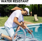 Vgo... 1-Pair Unlined Safety Cow Grain Leather Work Gloves Men, Rigger Gloves, Builder Gloves, Water Resistant, Palm Patched (Size XL, Brown, CA9597WP)