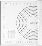 Silicone Baking Mat，Non Stick Rolling Dough with Measurements for Pie Pizza Cookies Fondant Making，Extra Thick Non Slip Silicone Pastry Mat