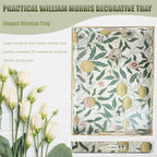 Spsyrine Lemon Serving Tray with Handles, Plastic Decorative Tray for Coffee Table, Living Room, Home Decor