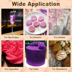 Edible Glitter Set - 15 Colors Food Grade Luster Dust, Edible Glitter Powder for Drinks, Cake Decorating, Chocolates, Fondant, Strawberries, Cupcakes, Candy, Cookie. Vegan - 5g/bottle