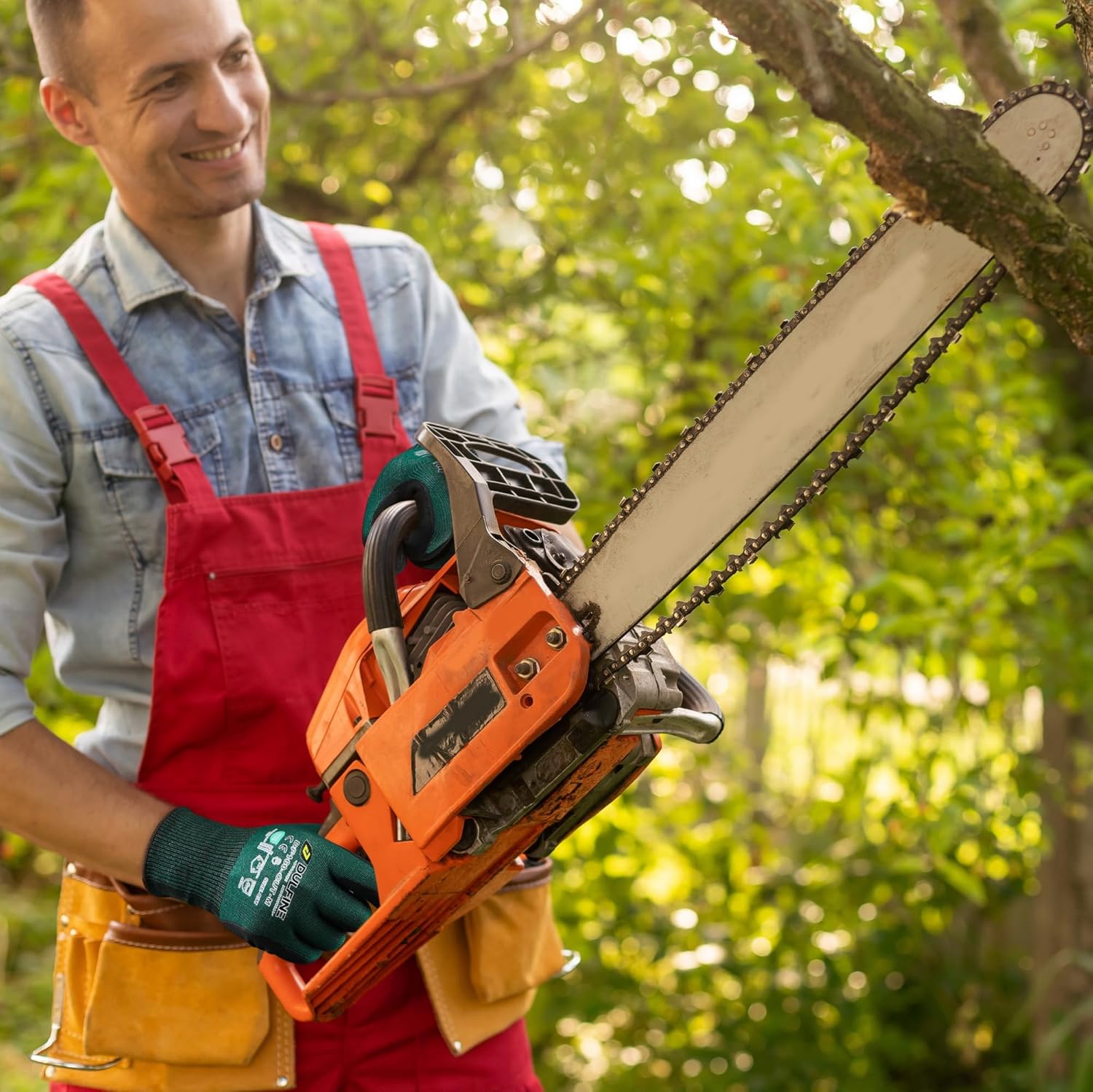 DULFINE ANSI A4 Cut Resistant Work Gloves for Men,6 Pairs Pack.Touchscreen Micro Nitrile Coated,Anti-Slip & Durable for Construction, Wood Cutting,Glass Factory Industrial Use(Small)