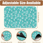 Dish Drying Mat Dog Paws and Bones Coffee Bar Mat for Countertop Absorbent Coffee Mat Rubber Backed Hide Stain Dish Drainer Rack Mat Coffee Maker Coffee Pot Dining Room Decoration 15.7 x 23.6 Inch