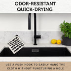 Nordhus Design Swedish Dishcloths, 10 Cloths, Made in Sweden - Reusable, Washable Cellulose Cotton Kitchen Cloths - Replace Paper Towels, Wipes, Sponges, Dish Rags