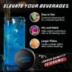 MONÉGASQUE Ocean Blue Edible Glitter for Drinks 10g – Blue Edible Glitter for Cakes & Beverage - Champagne & Halloween Cocktail Drink Shimmer Flakes - Food Decorating & Cake Decorations Spray