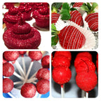 Red Edible Glitter Spray - 15g Edible Red Glitter for Cakes Food Grade Shimmer Powder Cake Spray for Cookie Decorating Chocolate Strawberry