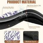 Dish Drying Mat Lavender Flowers Coffee Bar Mat for Countertop Absorbent Rubber Backed Hide Stain Dish Drainer Rack Pad Espresso Machine Cafe Table Dining Room Decoration 11.8 x 19.7 Inch