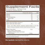 OM MUSHROOM SUPERFOOD Coffee Blend Mushroom Powder, 6.24 Ounce Canister, 30 Servings, Organic Arabica Beans, Lion's Mane, Cordyceps, Turkey Tail, Ginkgo Biloba, Supports Energy and Focus