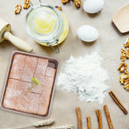 2 Pack Baking Sheet Pans, Deep Size Baking Pan Nonstick Cookie Sheet Brownie Cake Pan Bread Pan Toaster Oven Tray Bakeware, 8.6 x 6.6 x 1.7 Inches