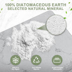 Large Stone Drying Mat for Kitchen Counter, 24" × 16" Diatomite Dish Drying Mat, Quick Dry Stone Mats, Ultra Absorbent Natural Diatomaceous Earth Mats for Dished, Bottles, Grey Marble