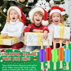 10 Pcs Small Rolling Pin Kids 9 Inch Mini Rolling Pin Silicone Wooden Cooking Pins Baking 5 Colors Non Stick Kids with Wooden Handle for Kitchen Dough Cookie Pastry Fondant Cake