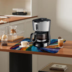 Kitchen Mat Swirl Colorful Textured Dish Drying Mat 12"x19" Bsorbent Coffee Maker Mat for Sink Dishes or Under Rack Kitchen Counter Accessories Absorbent Hide Stain Rubber Backed Dish Drying Pad